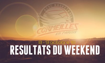 [Résultats] Tout sur le weekend Cormeillais 8-9 Oct.