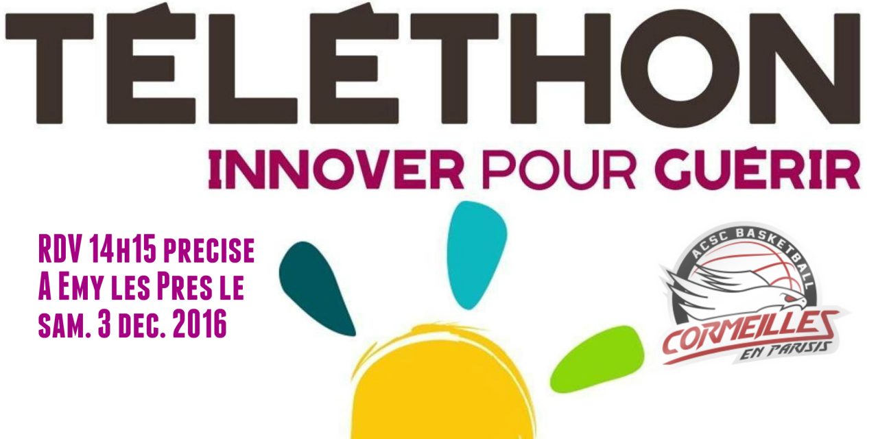 [Évènement] Tous mobilisés pour le Téléthon