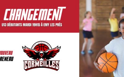 [Changement] Nouveau créneau u13 débutants