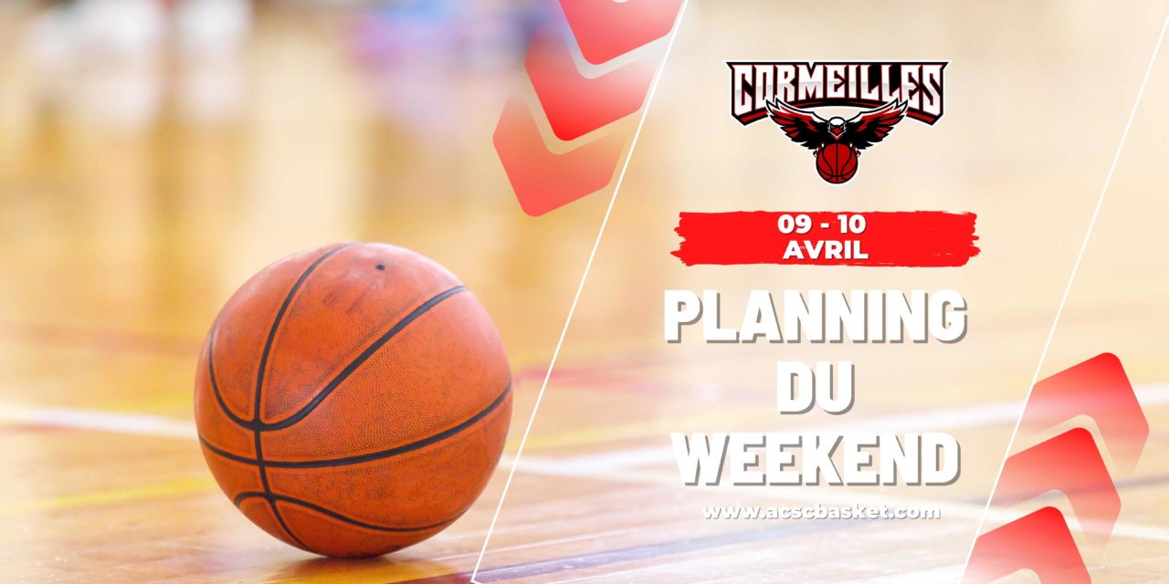 [Planning] Weekend du 9-10 avril